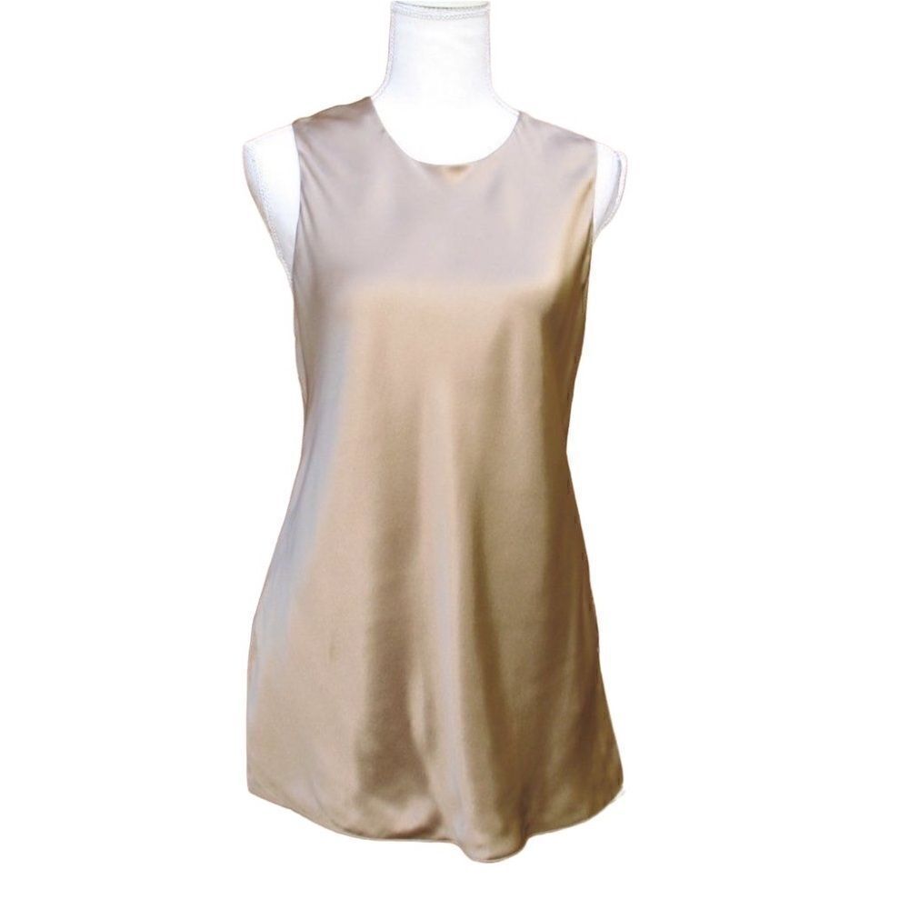 NWT Sies Marjan Silk Charmeuse Bias Cut Tunic Top